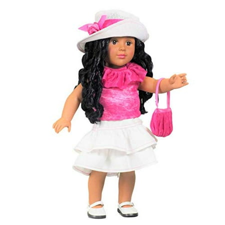 Dark Pink Hat Accessories fits 18 inch American Girl Doll Clothes